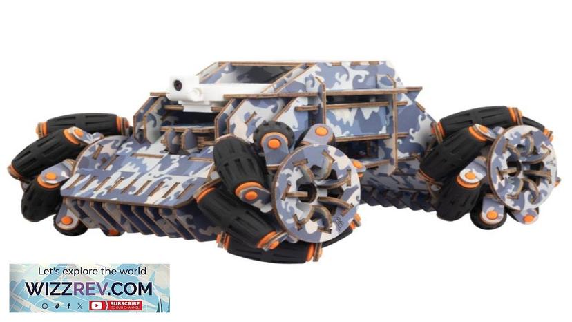 Woodmaster 3D Wooden Puzzles RC Omni Chariot – Navy Color Review