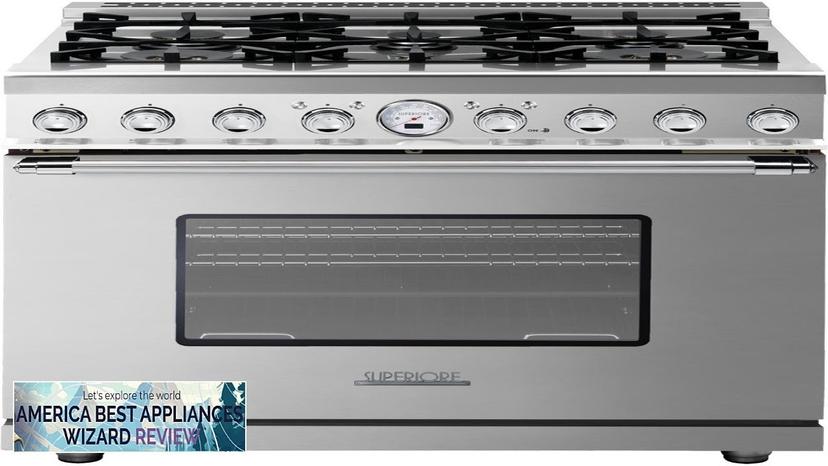 Superiore DECO 36" 6 Range Gas & Gas Oven Stainless Steel Chrome Review