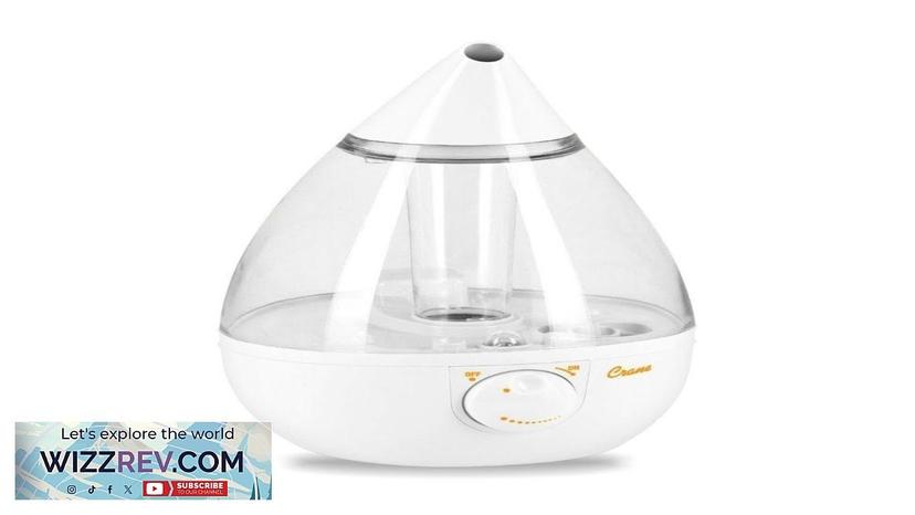 Crane Ultrasonic Humidifier 3.75l Drop White/Clear Review