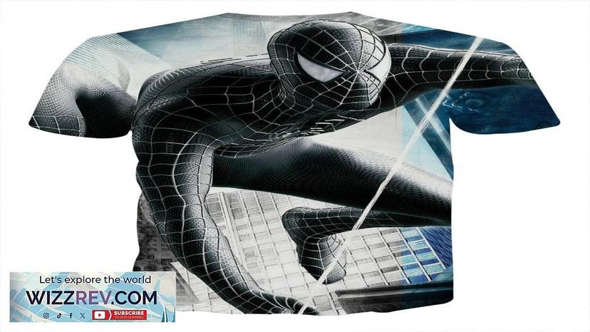 The Black Spider-Man Design Full Print Cool T-Shirt Review