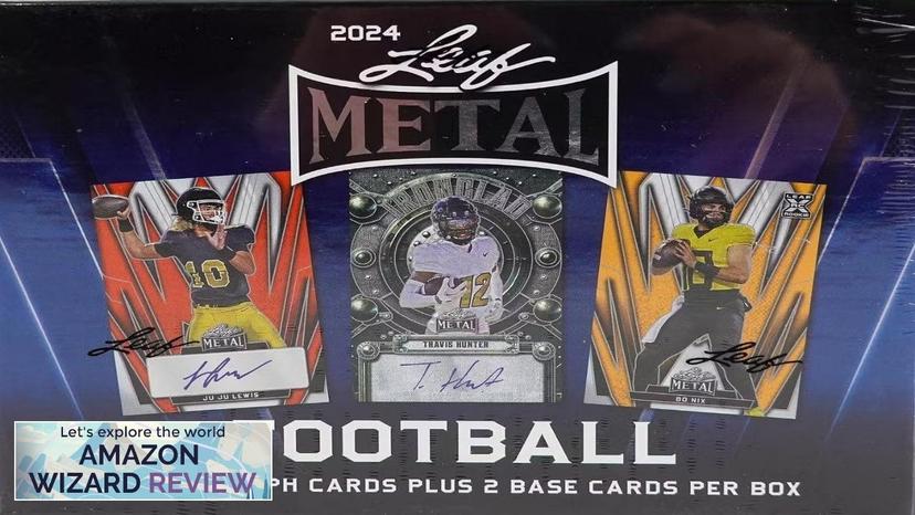 2024 Leaf Metal Football HOBBY box (7 cards incl. FIVE Autograph cards Review