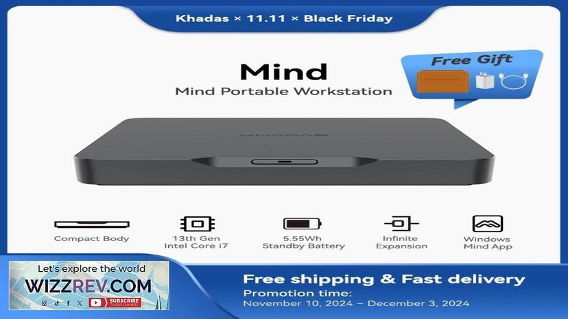 Khadas Mind Mini PC Intel Core i7-1360P 5.0GHz Micro Desktop Computer Review