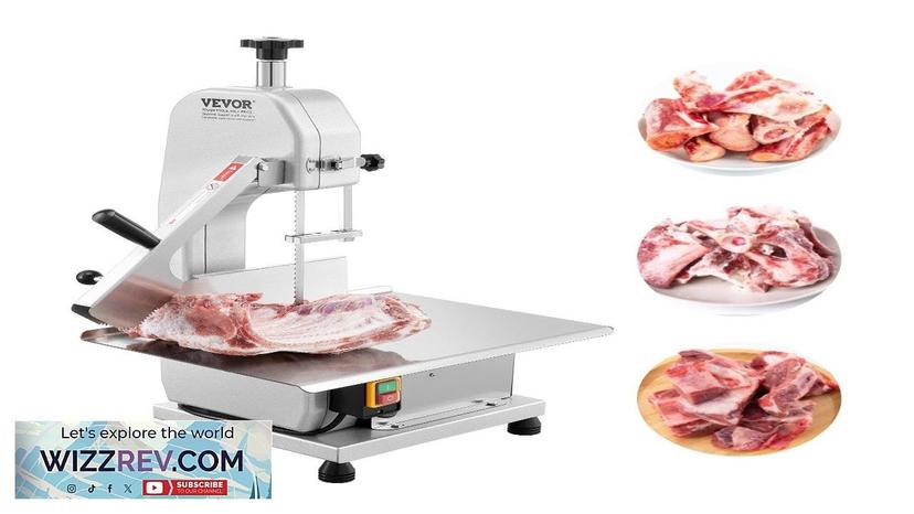 VEVOR 650W Commercial Electric Meat Bandsaw Stainless Steel Bone Sawing Machine Review