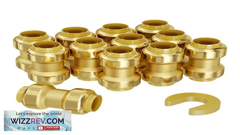 VEVOR Pipe Fittings 3/4" 12PCS Brass Straight-Through Push-Fit for Air System Review