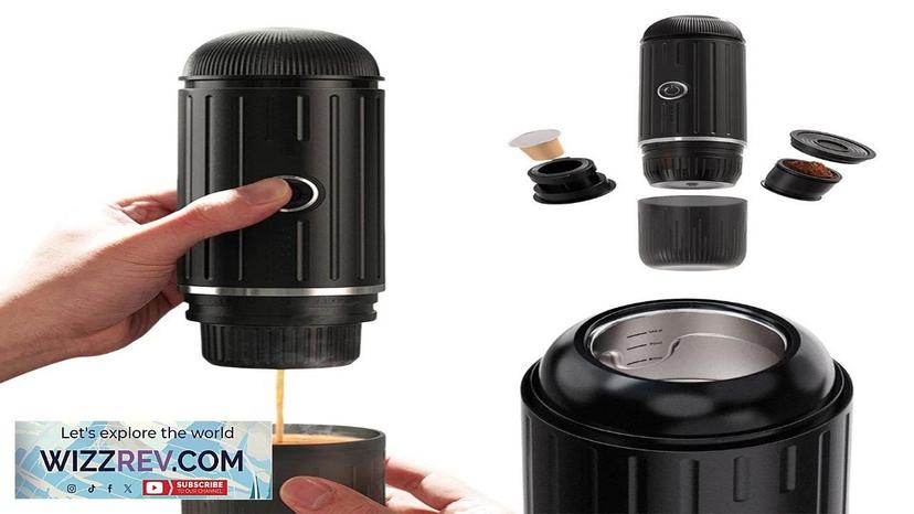 90ML Travel Coffee Maker Fit for Nespresso Dolce Gust Capsule/Powder Expresso Coffee Review