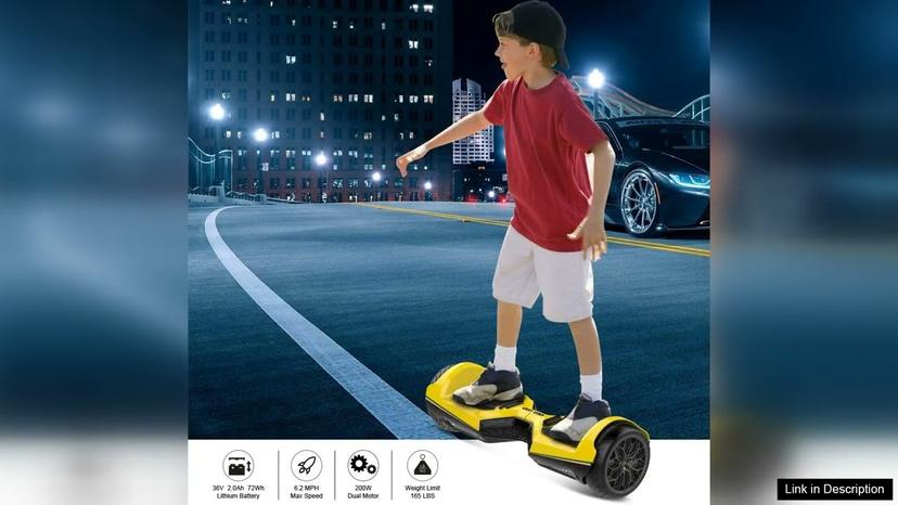 Two Dots Hoverboard Bluetooth 6.5″ Off Road Hoverboard with Lights and App Review