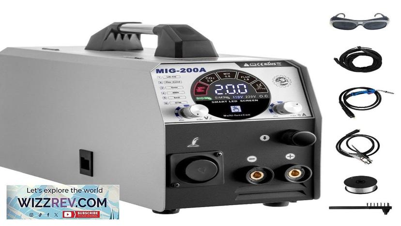 VEVOR MIG TIG MMA Welder 200A Welding Machine 6 in 1 Combo Review