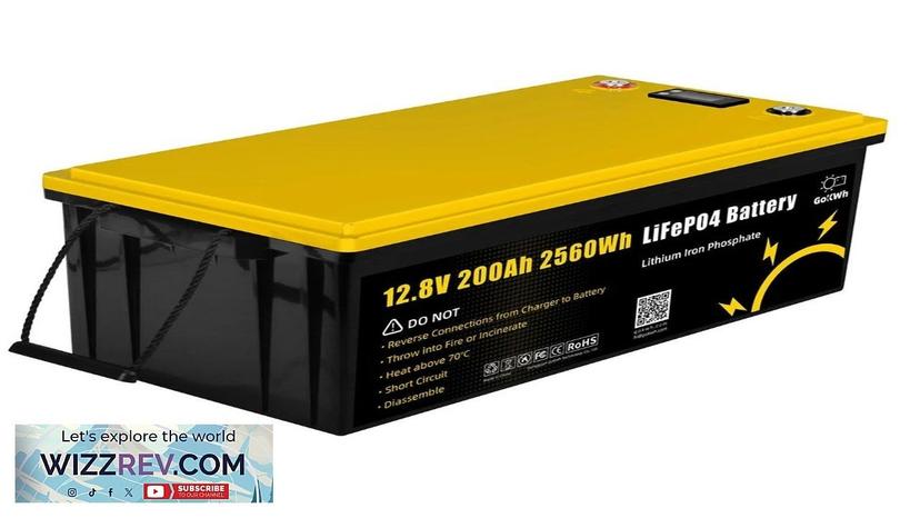 Gokwh 12V 200ah LCD Energy Storage Box 2560Wh Solar Lithium Ion LiFePO4(LFP) Review