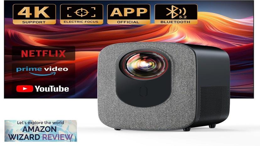 [Netflix-Officially-Licensed]4K Projector with Wifi & Bluetooth Jimveo 800 ANSI Native Review