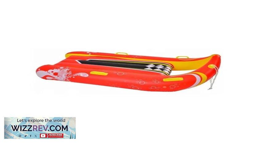 winter sport Heavy Duty snowing inflatable rubber snow sledge slide Inflatable Double Review