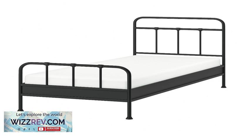 STJÄRNÖ IKEA Bed frame anthracite/Lönset Review