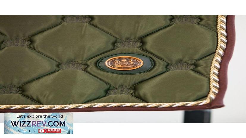 ROYAL EQUESTRIAN DRESSAGE SADDLE PAD OLIVE GOLD FULL Review