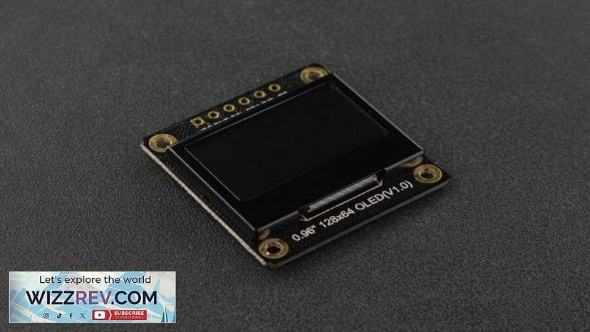 Fermion: Monochrome 0.96" 128x64 I2C/SPI OLED Display (Breakout) Review