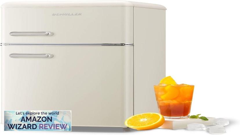 Retro Mini Fridge 3.5 Cu.ft Refrigerator with Top Freezer Compact Fridge Apartment Review