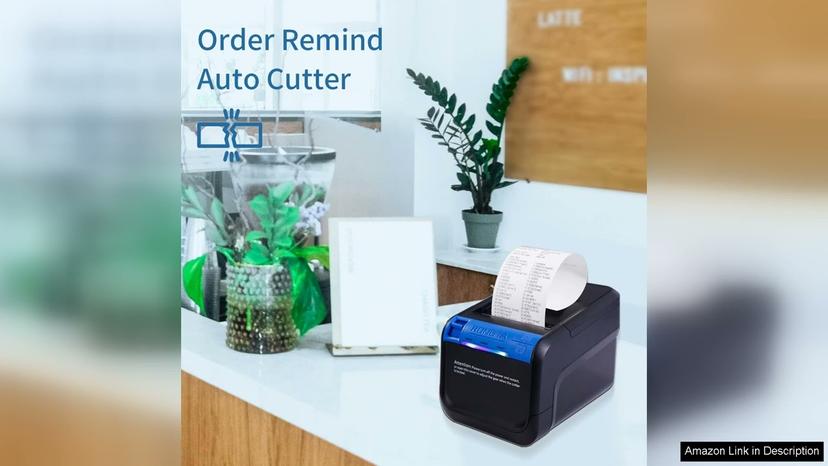 Rongta 80mm POS Printer 350mm/s Thermal Receipt Printer with Auto Cutter USB Review