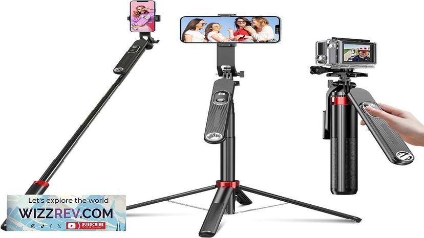 Huryfox Selfie Stick Phone Tripod 71 inch Tall Cell Phone Holder Review