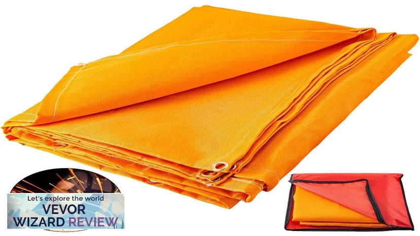 VEVOR 10 x 10 Ft Welding Blanket Orange Fiberglass Blanket Portable Fiberglass Review