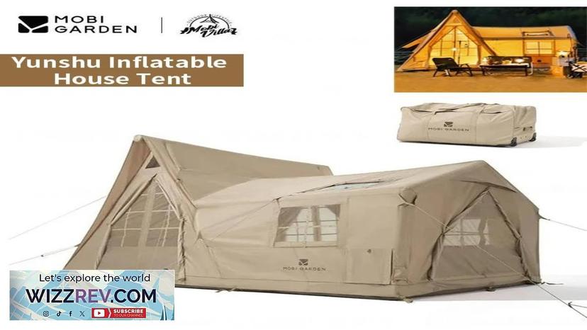 MOBI GARDEN Outdoor Camping Air Tent 12.6㎡ Cloud Villa Portable Inflatable Tent Review