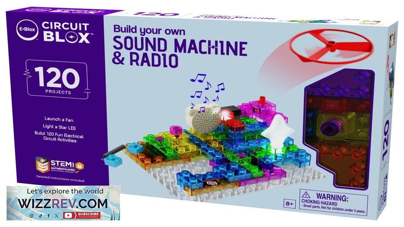 Circuit Blox Build Your Own Sound Machine and FM Radio Review