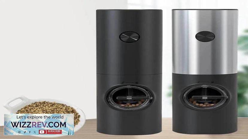 Electric Automatic Salt and Pepper Grinder Set Rechargeable/Battery Powered Adjustable Review