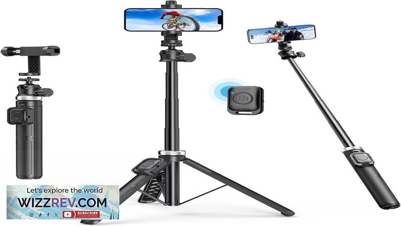 62" Phone Tripod MIIASI Extendable Tripod for iPhone and Selfie Stick Review