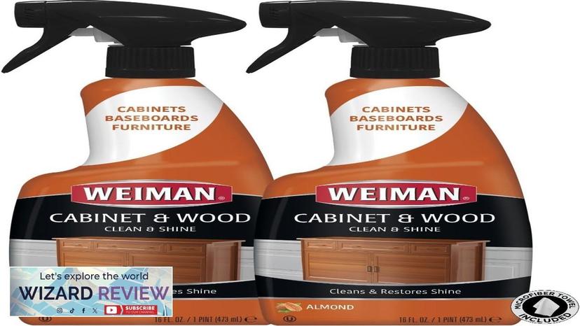 Weiman Cabinet & Wood Clean & Shine Clean and Protect Spray Cleaner Review