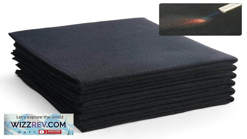 VEVOR Carbon Felt Welding Blanket 6 Pack 21" x 20" Flame Retardant Review