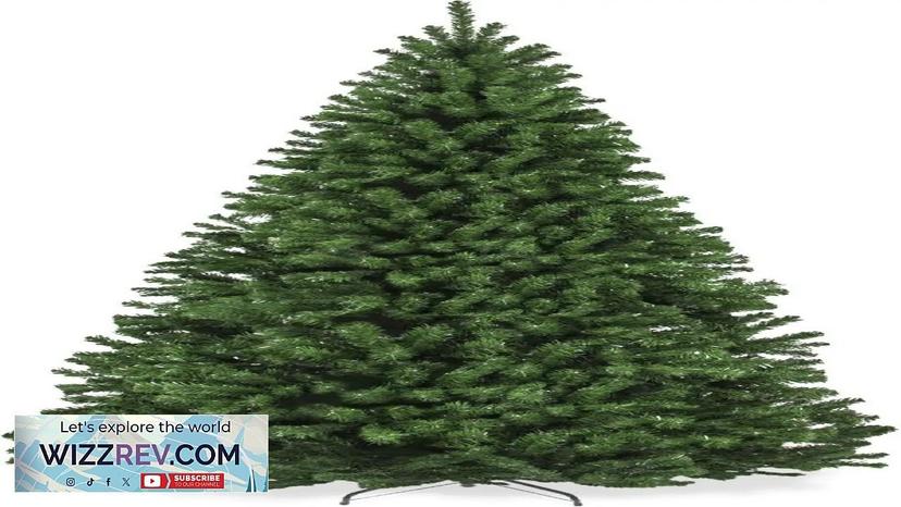 7.5ft Premium Spruce Artificial Holiday Christmas Tree for Home Office Party Decoration Review