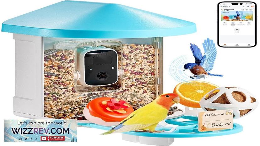 VEVOR Smart Bird Feeder with Camera 2K HD AI Identify Bird Species Review