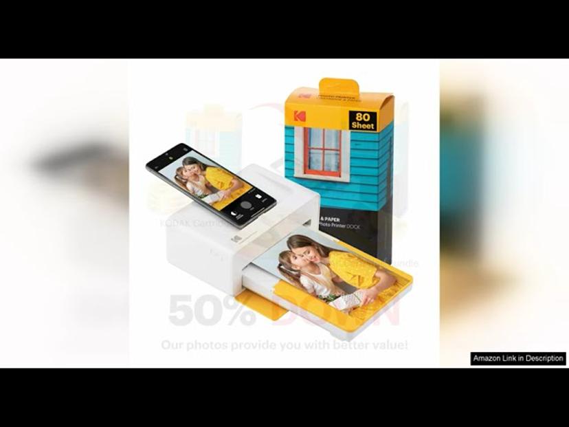 KODAK Dock Plus 4PASS Instant Photo Printer (4x6 inches) + 90 Sheets Review