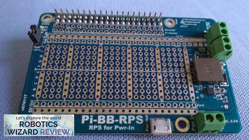 Pi-BB-RPS Breadboard with RPS and DC-DC Converter Built-in Review