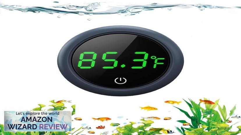 PAIZOO Fish Tank Digital Thermometer Accurate LED Display to ±0.9°F Tank Thermometer Review