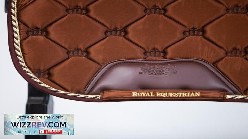 ROYAL EQUESTRIAN DRESSAGE SADDLE PAD CHOCOLATE FULL Review