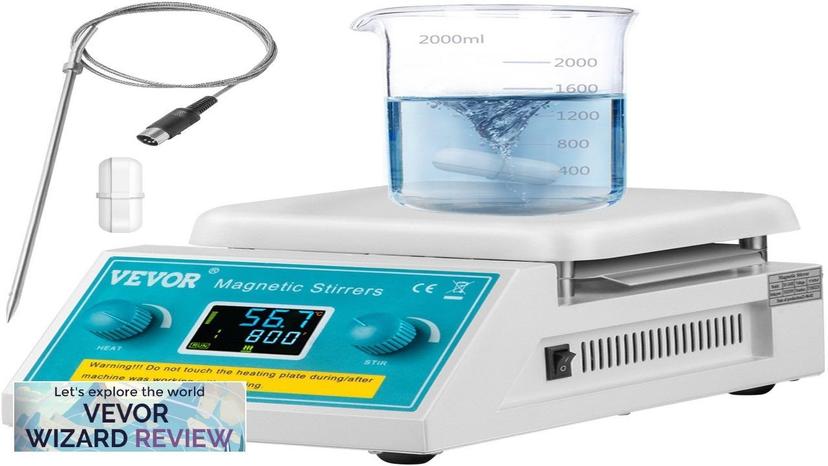 VEVOR Magnetic Stirrer Hot Plate 2000ml Stirring Capacity Max 572°F Heating Hotplate Review