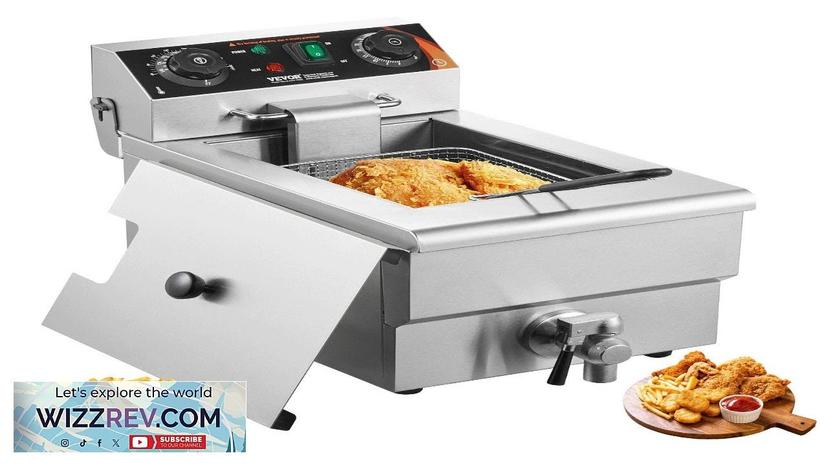 VEVOR Commercial Electric Deep Fryer Countertop Deep Fryer 1500W 11.6Qt / 11L Review