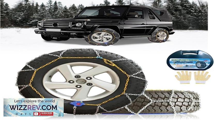 Auto Fixing Tightening Snow Chains Tire Chains for Car Pickup Truck or Review