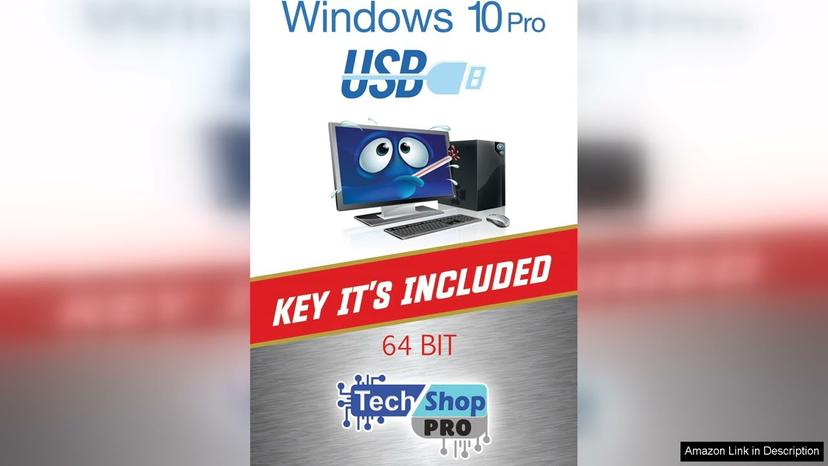 Tech-Shop-pro With Key Compatible Windows 10 Profesional 64 Bit USB.Key Included Install Review