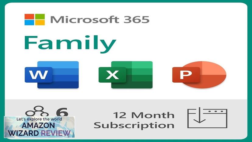 Microsoft 365 Family 12-Month Subscription Up to 6 People Word Review