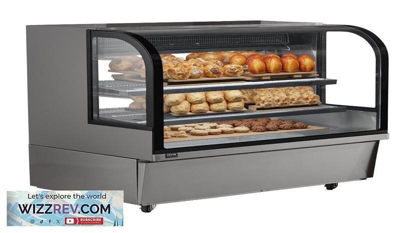 VEVOR Refrigerated Display Case Bakery Display Fridge Case 18 cu ft/505L 2-Tier Review