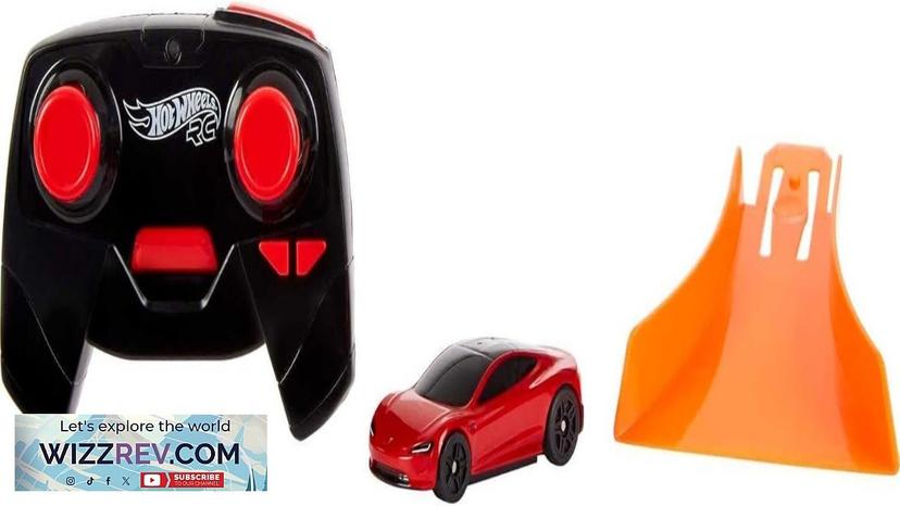 Hot Wheels Toy Car RC Tesla Roadster in 1:64 Scale Remote-Control Vehicle Review