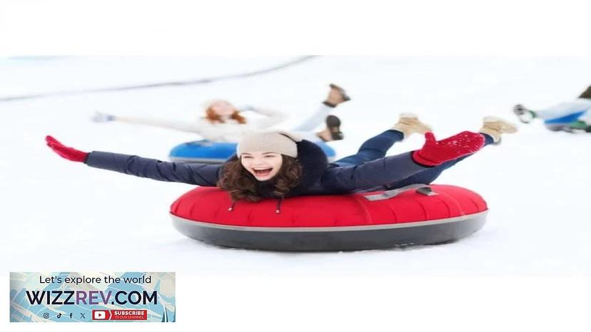 Heavy Duty Inflatable Snow Tube Hard Bottom Sledge Sled With Rubber Review