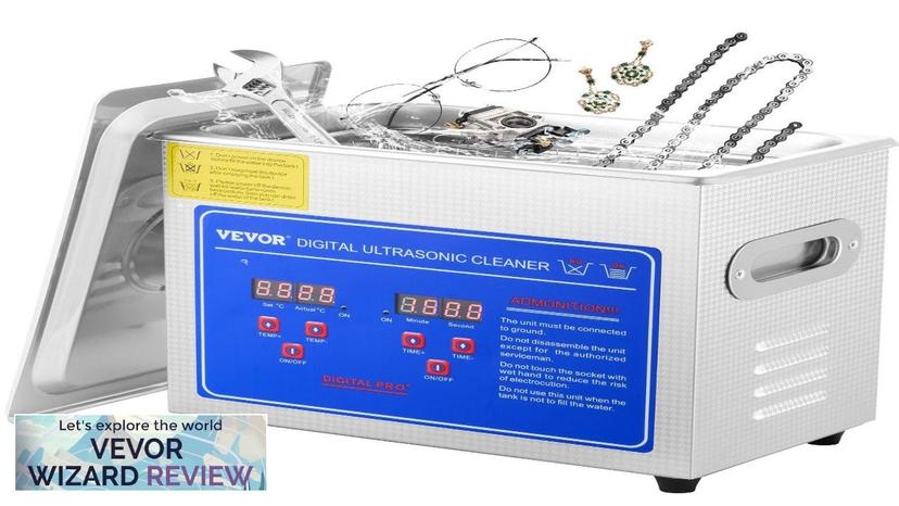 VEVOR Ultrasonic Cleaner with Digital Timer & Heater Professional Ultra Sonic Jewelry Review