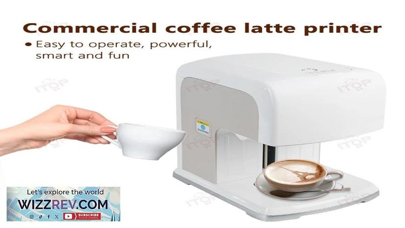 ITOP Coffee Printer Latte Art Printing Machine Food-Grade Natural Caramel Ink Barista Review