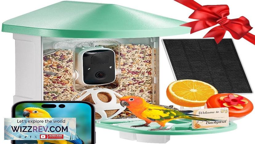 VEVOR Smart Bird Feeder with Camera 2K HD AI Identify Bird Species Review