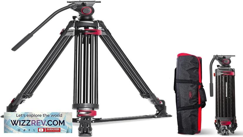 miliboo Heavy Duty Tripod for CameraVideo Tripod with Fluid HeadAluminum Heavy Duty Review