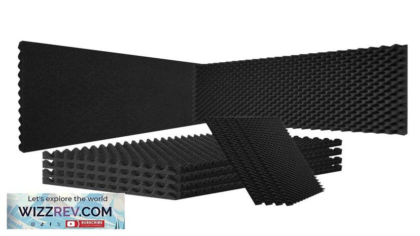 VEVOR Acoustic Foam Panels 4 Pack 48 x 24 x 2 in Review