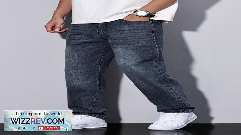 Manfinity Homme Men's Loose Fit Straight Leg Casual Denim Baggy Jeans Review