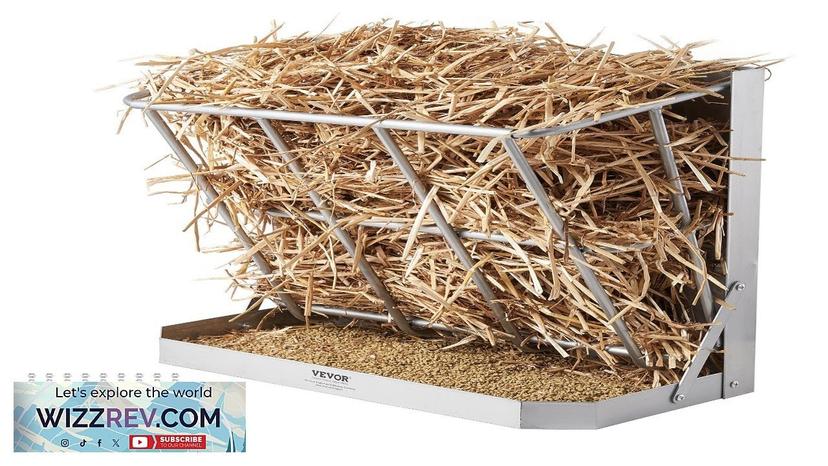 VEVOR Wall Mounted Goat Hay Feeder 2 in 1 Hay and Grain Review