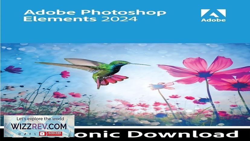 Adobe Photoshop Elements 2024 Windows PC Code Software Download Review