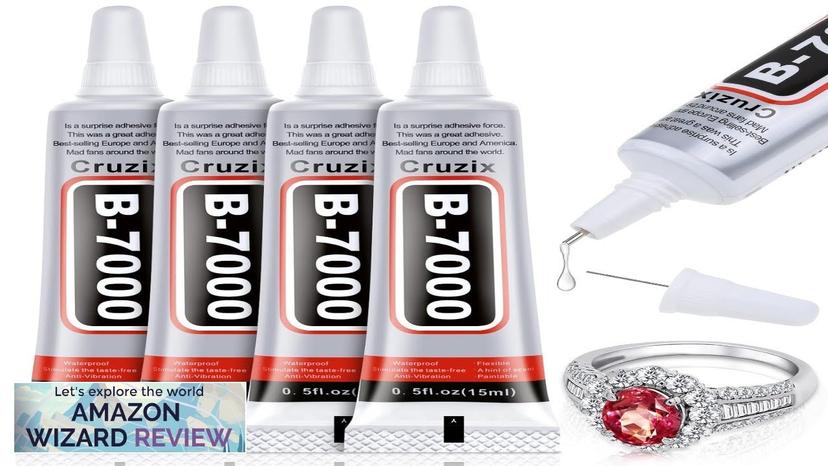 B-7000 Glue Clear for Rhinestone Crafts Jewelry and Bead Adhesive B7000 Semi Review